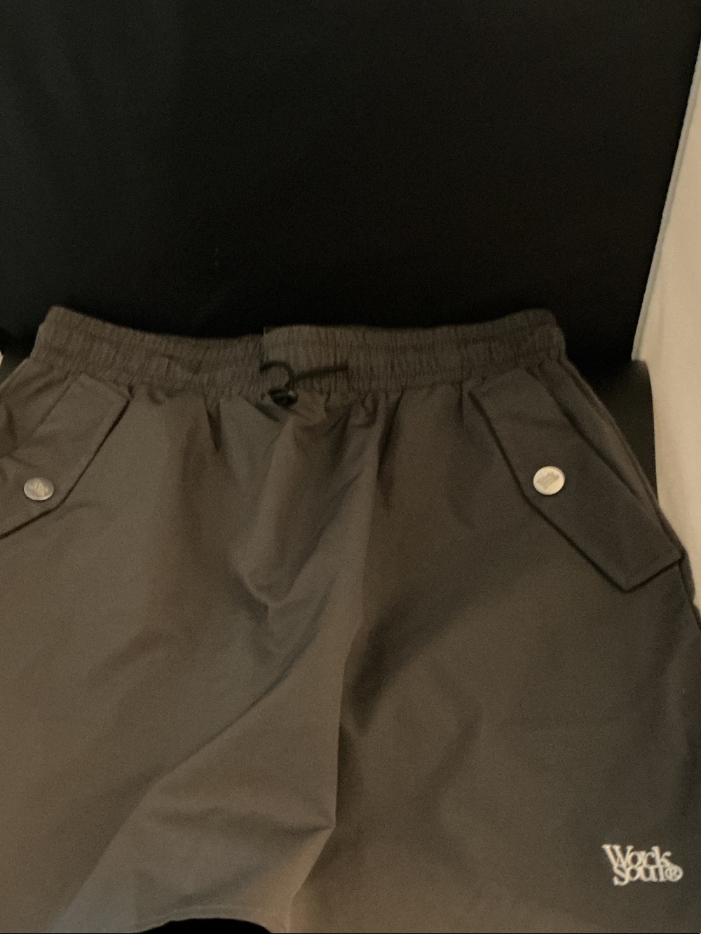 Black Circle/Skater Skirt with Elastic Waist